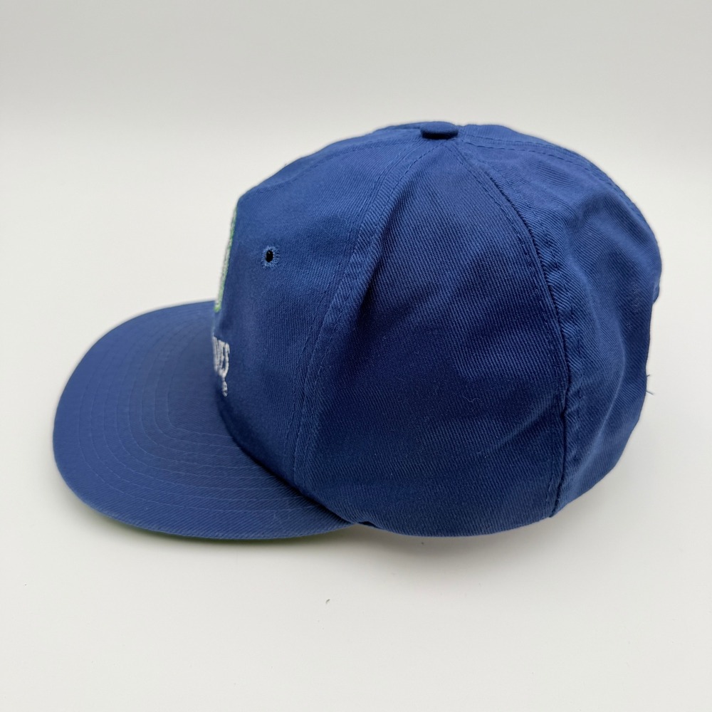 Vintage Twin NBA Minnesota Timberwolves Hat OSFA Blue Snapback Basketball Y2K - Picture 3 of 8